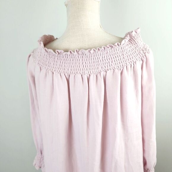 Ark NC Off Shoulder Midi  Dress Lavender Size Large - Picture 8 of 11